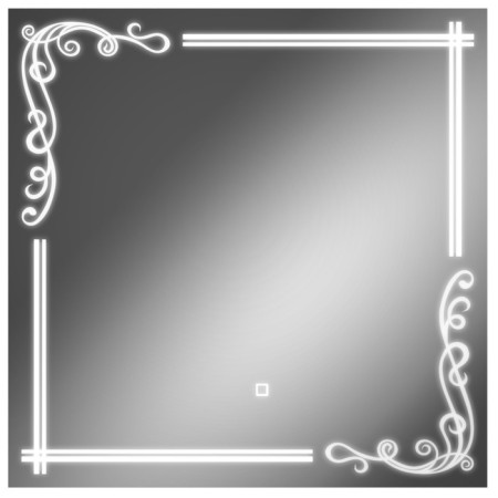 Domino Luandra mirror, size 700x700 mm, with backlight
