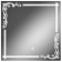 Domino Luandra mirror, size 700x700 mm, with backlight