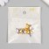 Magnetic metal lock "Star" gold and silver 2.2x1.5x0.6 cm