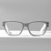 Glasses GA0491 (Color: C2 white; diopter: +2.5; Toning: no)