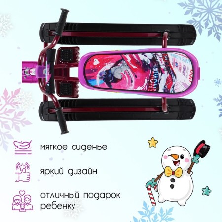 NIKA SnowDrive snowfall, CND1/SL, purple/black/burgundy color-2