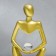 Polystone souvenir "Abstraction - openness, with a ball" gold 24x7.5x11 cm