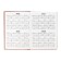 Dated diary of 2025, A5, 168 sheets, boumvinyl, brown