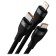 Cable 3 in 1 Baseus, Microusb+Type -C+Lightning - USB, 100 W, 1.2 m, black
