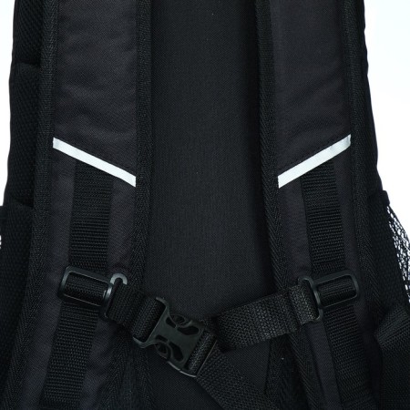 Youth backpack, 42 ​​x 31 x 13 cm, ergonomic back, Stavia "You can", black-9