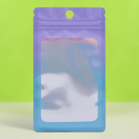 SIP-Lock package with a window, with Euroslot, gradient, 8 x 12 cm-2