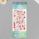 Decor for creativity plastic "Rhuba. Hearts" 25.2x9.6x0.5 cm