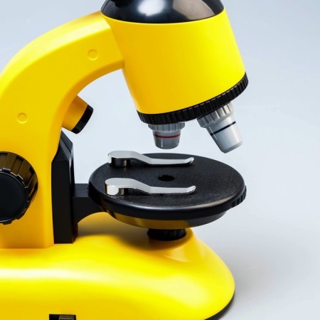 Microscope "Young scientist" multiplicity to x1200, yellow, backlight-4