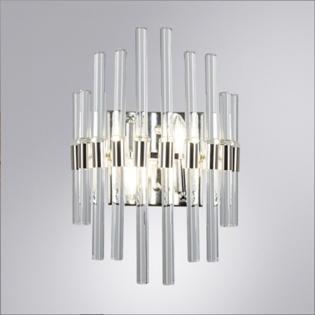 Wall lamp Arte Lamp Matilda A1064AP-2CC, E14, 2x40 W, 25x15x40 cm, chrome-2