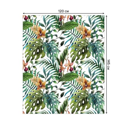 Green Portnik tablecloth, rectangular, oxford, size 120x145 cm-1