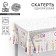 The single tablecloth “Happy birthday. Candles ", 130 × 200 cm