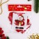 Set for creativity - Create a Christmas tree decoration from a felt "Snowman with a gift"