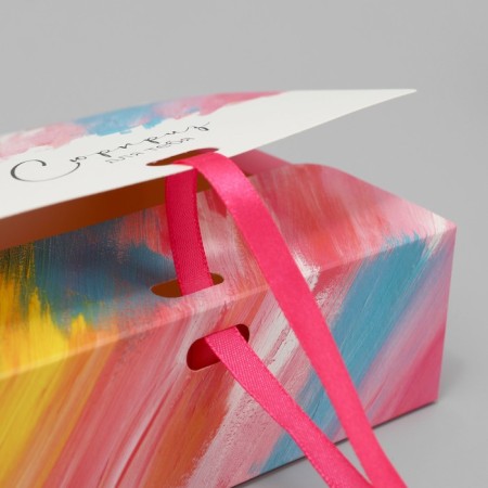 Gift folding box, packaging, “Surprise for you”, 16.5 x 12.5 x 5 cm-3