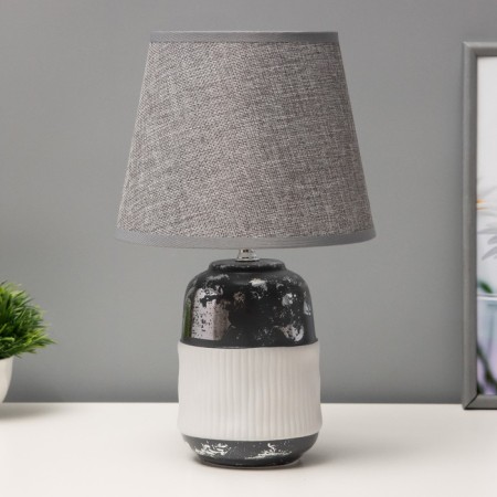 Arnella table lamp E27 40W gray-white 20x20x32 cm