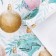 Glossy packaging paper "New Year's balls", 50 x 70 cm, New Year