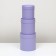 Set of round boxes 3 in 1, "Lilac", 16x16, 14x14, 12x12 cm