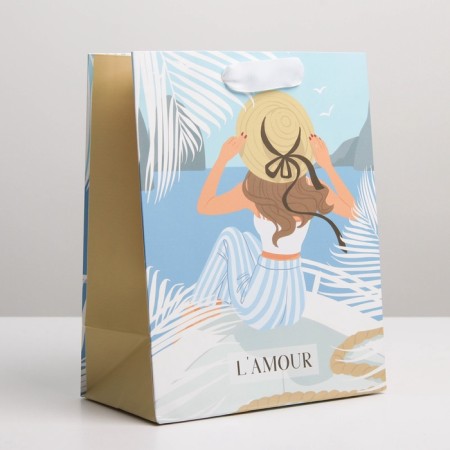 Gift laminated vertical, packaging, “love”, MS 18 x 23 x 10 cm-1