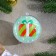 Christmas tree decoration for coloring "Gifts" Size: 8 cm; 2 pcs., Brush