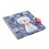 Notebook with a pen and a lock A5, a gift box, 45 sheets, in a ruler, on a crest, mix