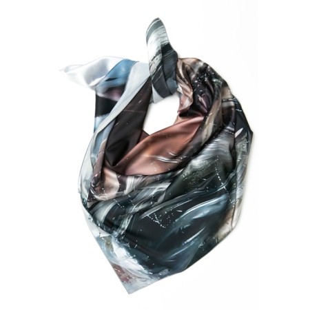 Women's scarf, size 90x90 cm-1