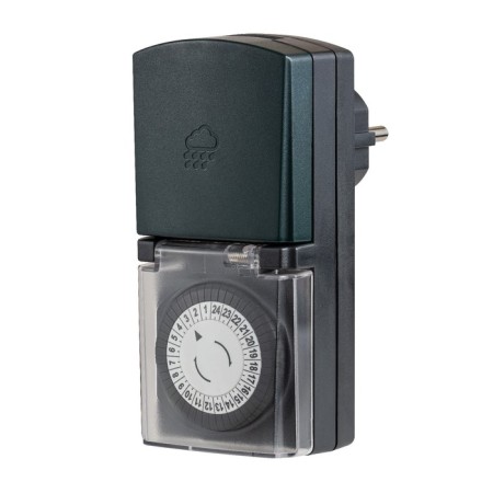 The timer is mechanical, daily, moisture -proof with a lid, 16a/3680W, 25804 9, Duwi-1
