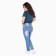 Women's jeans, blue color, size 46 (30)