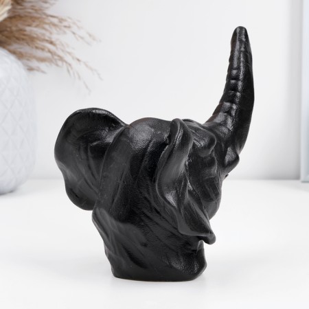 Kashpo - Vase "Elephant" Black, 13x12x15cm-2
