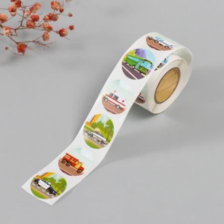 Stick Paper "Office transport" d = 2.5 cm 252 pcs in the roll-1