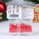 Confectionery sprinkling cane, red, gloss, 20 g