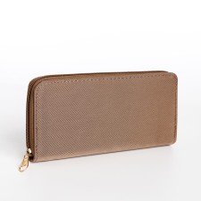 Women's wallet with lightning, beige color