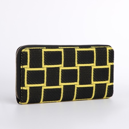 Women's wallet with lightning, black color-1