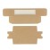 Packaging for pasta 18 x 5.5 x 5.5 cm, 6 pcs, craft, set 20 pcs,