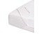Substract is waterproof, size 160x200 cm, with elastic bands in the corners, white color