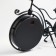 Table Figure Clock "Retro Bicycle", smooth move, dial d-11 cm, 23 x 33 cm, aa