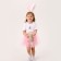 Carnival set "Sweet Bunny": T -shirt, Skirt, Running, Thermonacleka, Height 110-116 cm