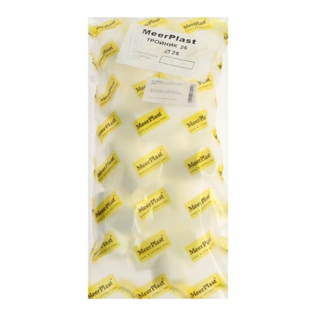 MEERPLAST tee, polypropylene, d = 25 mm-2