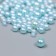 Beads for creativity plastic "Round. Blue sky" d = 3-8 mm, set 10 grams