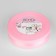 The tape is decorative, repression/satin, 25 mm, 18 ± 1 m, pink color No. 004