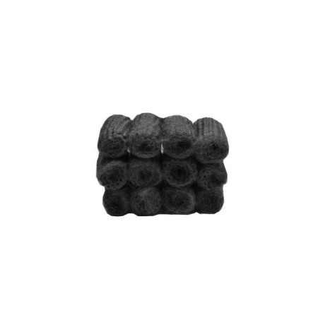 Set of sponges from steel wool, 12 pcs