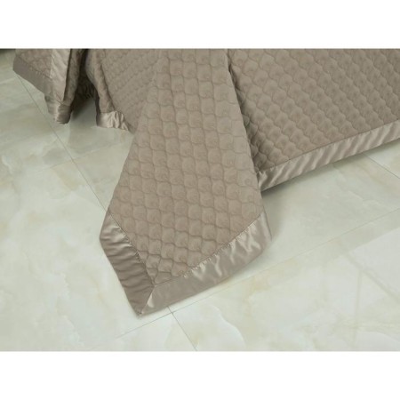 A set with a blanket "Roxalan", size 160x220 cm, 50x70 cm, color of coffee-2