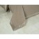 A set with a blanket "Roxalan", size 160x220 cm, 50x70 cm, color of coffee