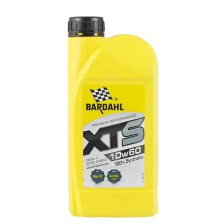 Motor oil Bardahl 10W-60 XTS SN/CF 36251, synthetics, 1 liter