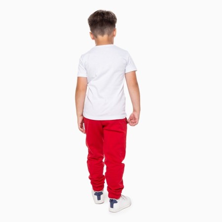T -shirt for children, white color, height 152 cm-3