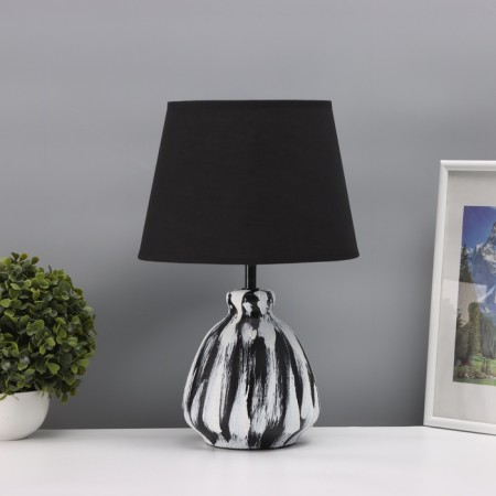 Table lamp "Kira" 1x40W E27 Black/White 25x25x38, 5cm
