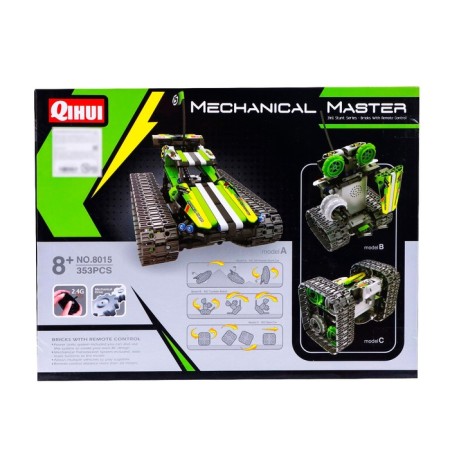 Radio -controlled designer "All -terrain vehicle", 3 assembly options, 2 engines, 353 parts-8