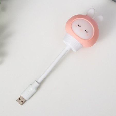 LED LED LED P.Beler USB white-pink 6.8x6x19 cm Risalux keyboard-1