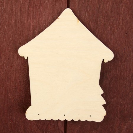 Open "Gingerbread House" Key 11.6x13.6 cm-3