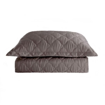 A set with a bedspread "Audrey", size 240x260 cm, 50x70 cm - 2 pcs, color chocolate-4