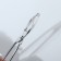 Pinzet in the form of scissors, straight, 8.2 cm, silver color