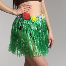 Hawaiian skirt, color 40 cm, mix